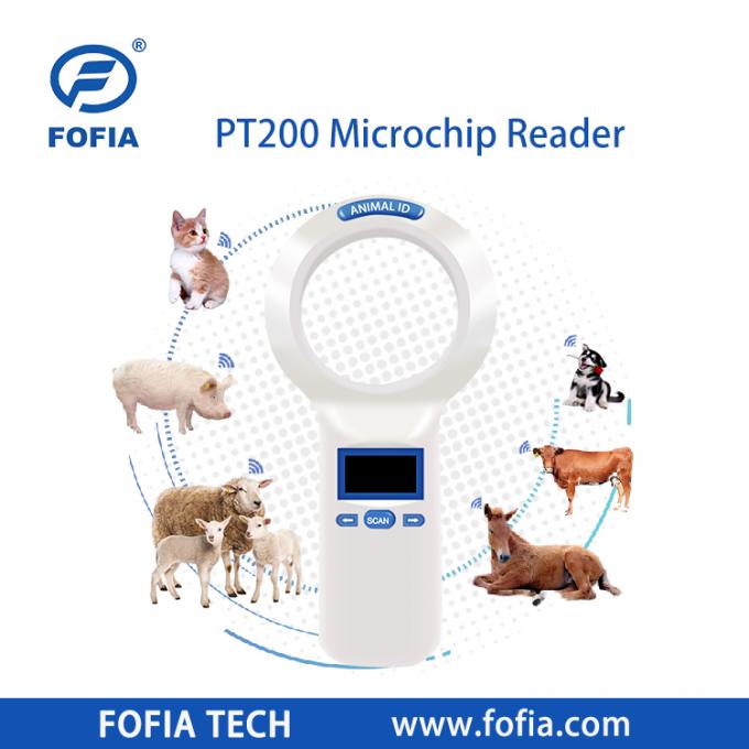 Escáner del microchip de la identificación del animal doméstico de FDX-B