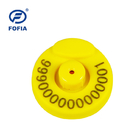 FOFIA SI diámetro animal de oído del RFID del ganado animal electrónico ID29mm de la etiqueta