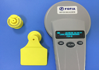 Etiquetas de oído electrónicas animales del RFID para la identificación del ganado, frecuencia 134.2khz