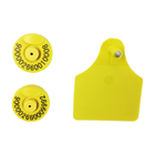 Etiqueta RFID amarilla con TPU y etiqueta de oído ICAR ISO11784/5 FDX-B
