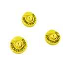 Etiqueta de oído RFID amarilla para ET907 Diámetro 30,5 mm ± 0,5 mm ISO11784/5 FDX-B