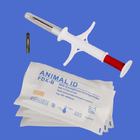 Microchip animal inyectado etiqueta de cristal de la identificación del LF ISO Rfid para el seguimiento animal del animal doméstico