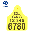 etiquetas de oído plásticas del ganado de 125KHZ ISO11784/85 TPU para la gestión de la identificación del ganado