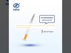 Chip de temperatura RFID FDX-B para animales – Etiqueta de jeringa certificada ISO11784/85