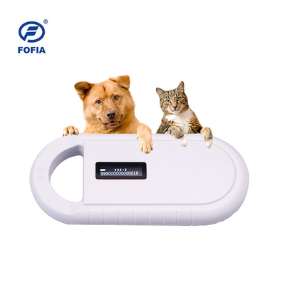 lector animal Pet Scanner del microchip de la etiqueta 24*7oled el 13cm