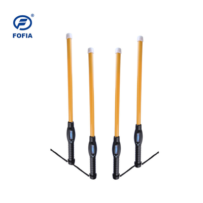Lector del palillo del ISO para la etiqueta de oído de la vaca que lee la antena de los 46cm con la pila AA
