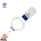 Escáner animal FDX-B del microchip de la temperatura de la identificación del animal doméstico SI batería del lector 3AA