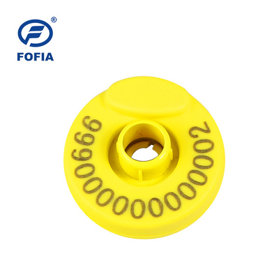 Etiqueta de baja fricción de la identificación del ganado de FDX-B 134.2khz para la granja Iso11784/5