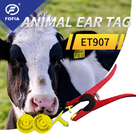 Etiquetas de oído de seguimiento animales de Electonic 134.2khz Rfid para la identificación animal
