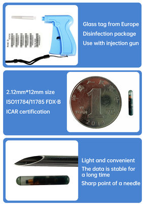 Una nueva generación de microchip de identificación implantable 2 en 1 para todo tipo de animales ZS005