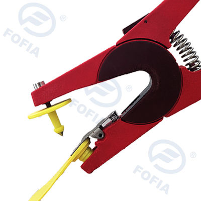 Etiqueta de oreja electrónica de ganado TPU impermeable con certificación ISO11784/5 FDX-B y frecuencia de 134,2 kHz para la identificación del ganado