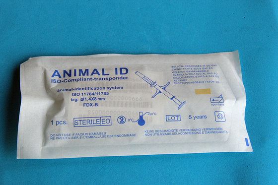 Microchip de vidrio RFID certificado ISO para animales - Biochip compacto para identificación de mascotas y ganado