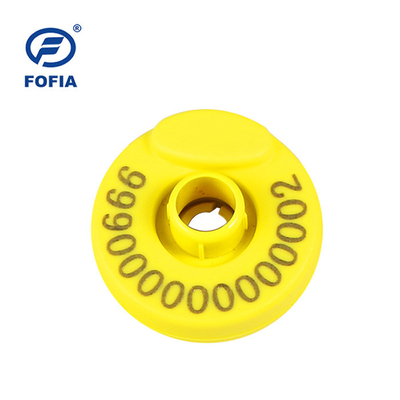 Etiquetas de orejas de ganado de ICAR completo 30 mm FDX-B Chip ISO11784/5 de FOFIA