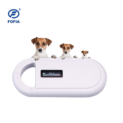 Lector de Rfid de la etiqueta de oído	animal de animal doméstico 134.2khz Chip Tag Reader micro el 10cm