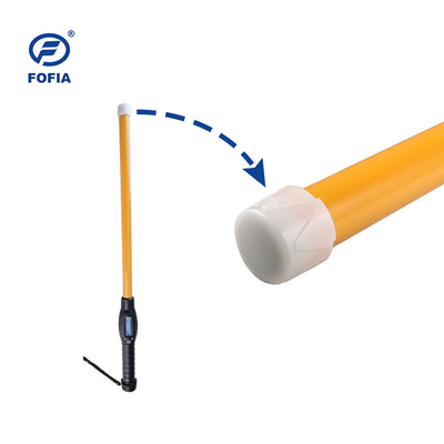 lector de etiqueta del palillo de los 2-10cm RFID los 46cm con el almacenamiento de datos de 7000 expedientes