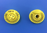 La grabación de la identificación del RFID fácil a la gestión puede modificar para requisitos particulares para colorear etiquetas de oído electrónicas de la frecuencia 134.2khz