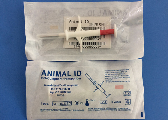 capacidad de datos animal del microchip 15-Digit de la identificación de la resistencia de choque 100G