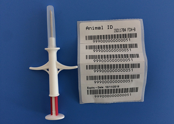 2,12 milímetros del X12 milímetro de la identificación del microchip de la etiqueta de polímero biocompatible implantable del almacenamiento