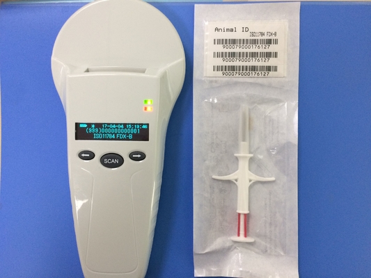 Botón del escáner tres del microchip del estándar de ISO RFID con almacenamiento de 7000 datos de los expedientes