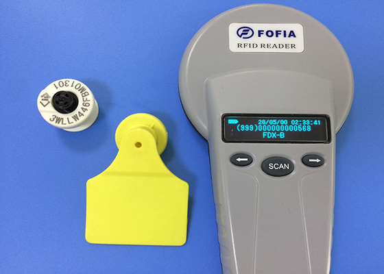 Etiqueta de oído animal del certificado RFID de ICAR para los perros/gato, respetuosa del medio ambiente