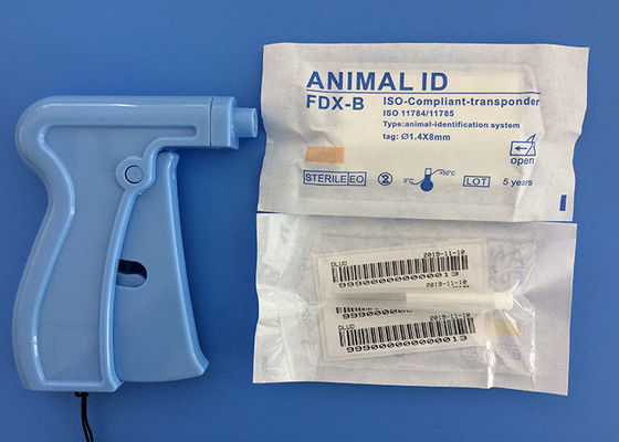 1,4 * el microchip animal del transpondor de 8m m ISO, sigue una frecuencia del microchip 134.2KHz del perro