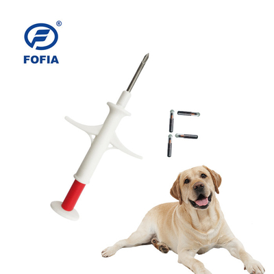 Animal animal de la etiqueta del código de barras del microchip de 6 etiquetas engomadas adhesivas que sigue el microchip