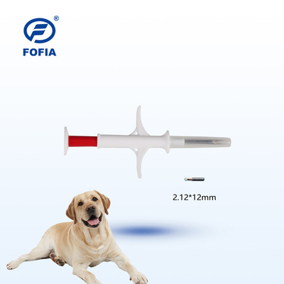 6.86g ICAR certificó el microchip de la identificación IP67 para el implante de seguimiento animal para los perros