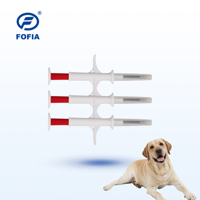 Esterilización de gas EO Microchip ISO Transponder 2.12 * 12mm rastreador de mascotas