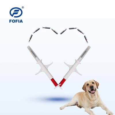 1.25*8mm Microchip de identificación de animales 134.2 KHz Rango de lectura 3-10 Cm Para perros rastreo de mascotas chip de rastreo de perros chip