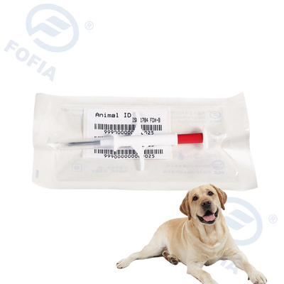 Microchip de seguimiento de animales de etiqueta de vidrio europea