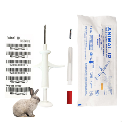 134.2KHz Microchip de identificación de mascotas jeringa transpondedores inyectables en la identificación de animales