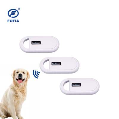 ID64 Microchip Scanner Lector de chips RFID Batería de litio 24 * 7 OLED para mascotas Microchip Scanner para perros