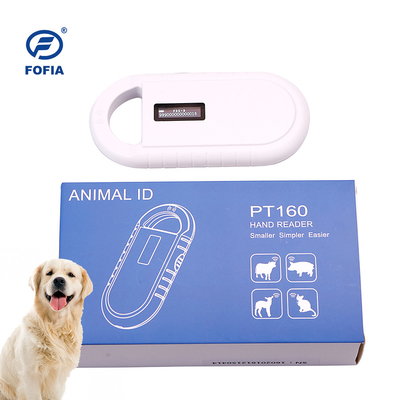 Escáner de microchip para mascotas 134.2KHz Lector de microchip para animales PT160 Escáner de microchip para perros