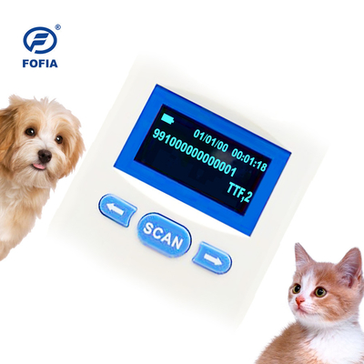 Lector de microchip para mascotas con almacenamiento de datos ROHS