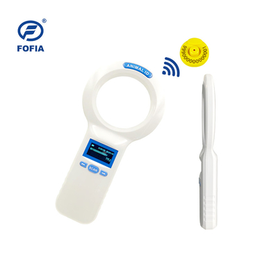 Escáner de microchip RFID de 3 botones CE con lectura de microchip ID64