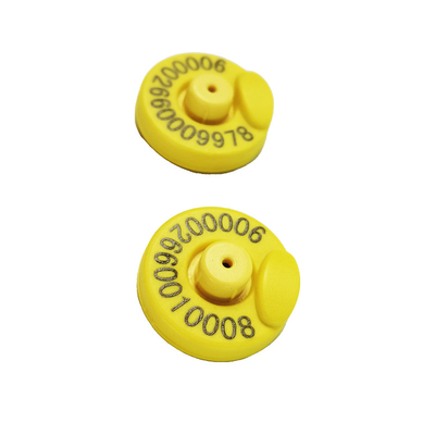 FDX-B personalizado 134.2Khz Lf EM4305 TPU redondo RFID etiqueta de oreja electrónica para ganado animales ganado vaca cabra oveja cerdo conejo