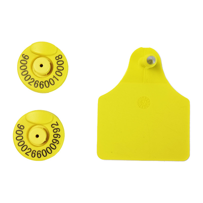 TPU Identificación del cerdo Etiqueta de oído RFID impermeable contra derrames