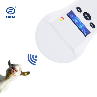 PT580 Escáner portátil de microchips para animales para leer etiquetas ISO11784 FDX-B ID64 y HDX