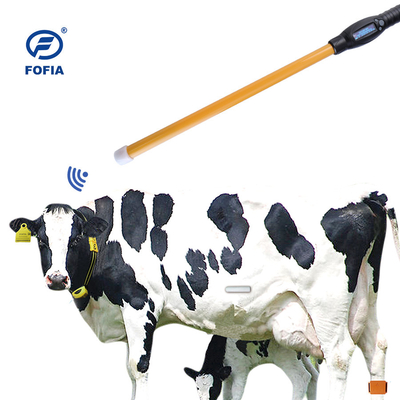 PT280T RFID y lector de temperatura para identificación de animales y lectura de temperatura.