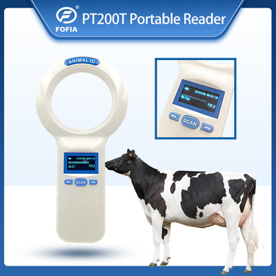 Lector portátil de microchip de transpondedor ISO USB transferible para identificación de mascotas