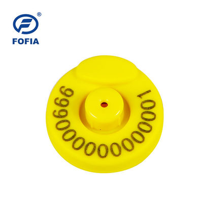 ICAR Certified 134.2kHz RFID Ear Tag with 350N Tension for Livestock Identification