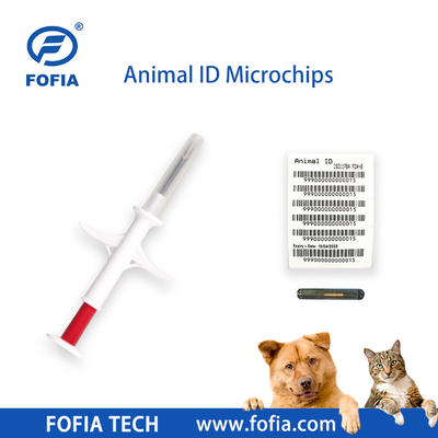 134.2kHz ICAR EM4305 Implante RFID 1.25x7 1.4x8 2.12x12mm GlassTag Microchips Perro Microchip Animales Microchip para mascotas