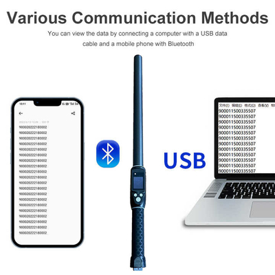 Lector de barras de RFID PT290 para la identificación de animales Compatible con ISO11784/85 FDX-B y HDX