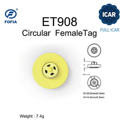 ICAR 125KHZ/134.2KHZ RFID etiquetas auditivas de animales RFID electrónica de baja frecuencia para el seguimiento de animales