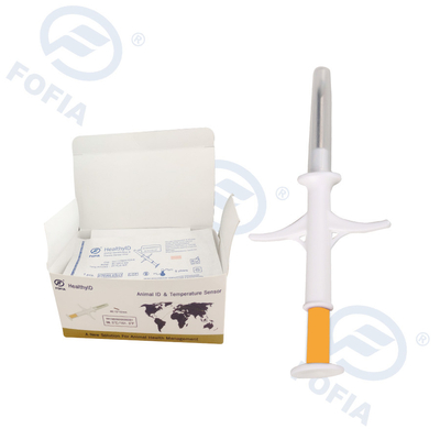 1.5*11mm chip de temperatura para la lectura de identificación de animales y temperatura corporal