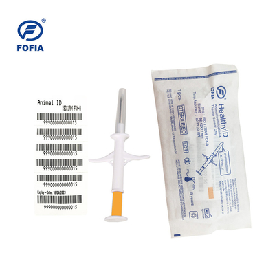 1.5*11mm chip de temperatura para la lectura de identificación de animales y temperatura corporal