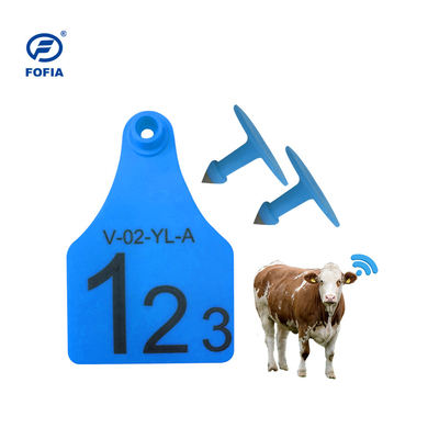 Etiqueta Visual RFID Mini/Mediana/Grande para Gestión Animal Impresión Láser Soporte 134.2 Khz Amarillo u Otro Color