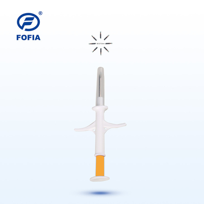 Chip de temperatura RFID para animales    ISO11784/85 Etiqueta de jeringa certificada