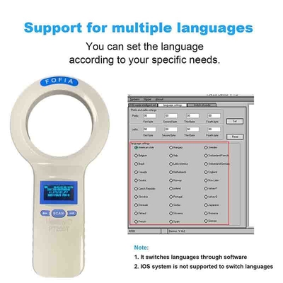 Escaner de temperatura con microchip RFID versátil y duradero para integración y transferencia de datos sin fisuras