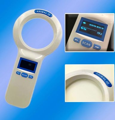 Escáner portátil de microchip RFID con batería de litio recargable para una rápida identificación de animales y seguimiento veterinario